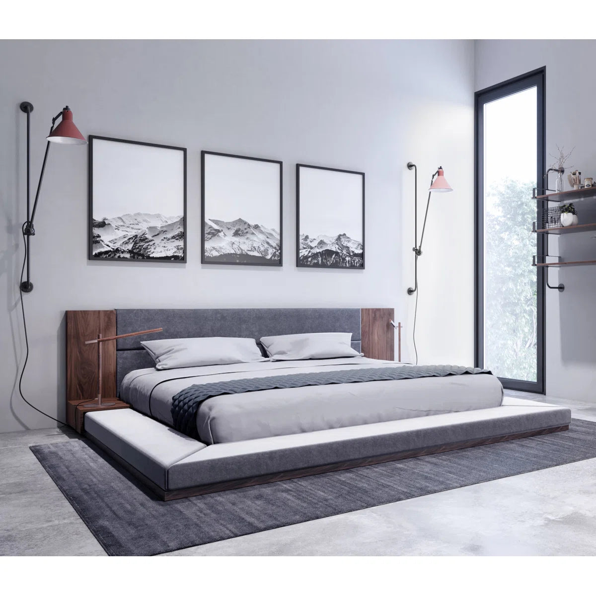 Amalie Upholstered Platform Storage Bed